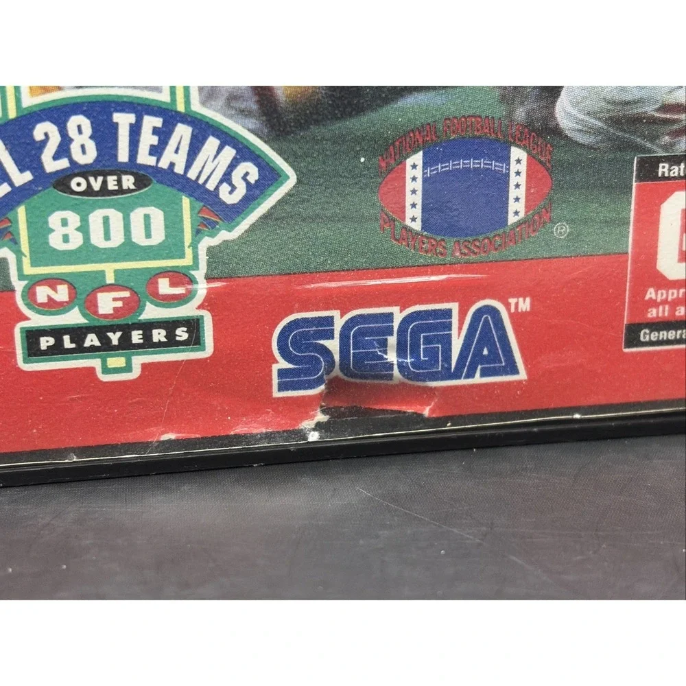 NFL Football '94 Starring Joe Montana (Sega Genesis, 1993) Box & Game Only T&W